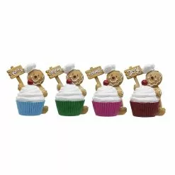 Outlet 😉 Assorted 4.6" Gingerbread Man Cupcake Decoration by Ashland® 😍