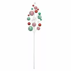 Top 10 ✔️ Red, Green & White Mini Ball Ornament Spray by Ashland® 🌟