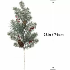 Best deal 😀 Iced Pine Leaf, Pinecone & Berry Stem by Ashland® ❤️ -Ashland Sale Store 10701271 3
