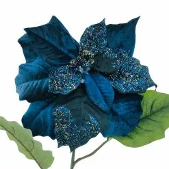 Coupon 🥰 Navy Blue Poinsettia Stem by Ashland® 🎉 -Ashland Sale Store 10701325 2