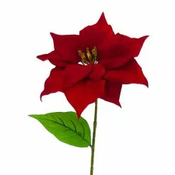 Brand new ✔️ Red Poinsettia Stem by Ashland® ⌛ -Ashland Sale Store 10701337 2