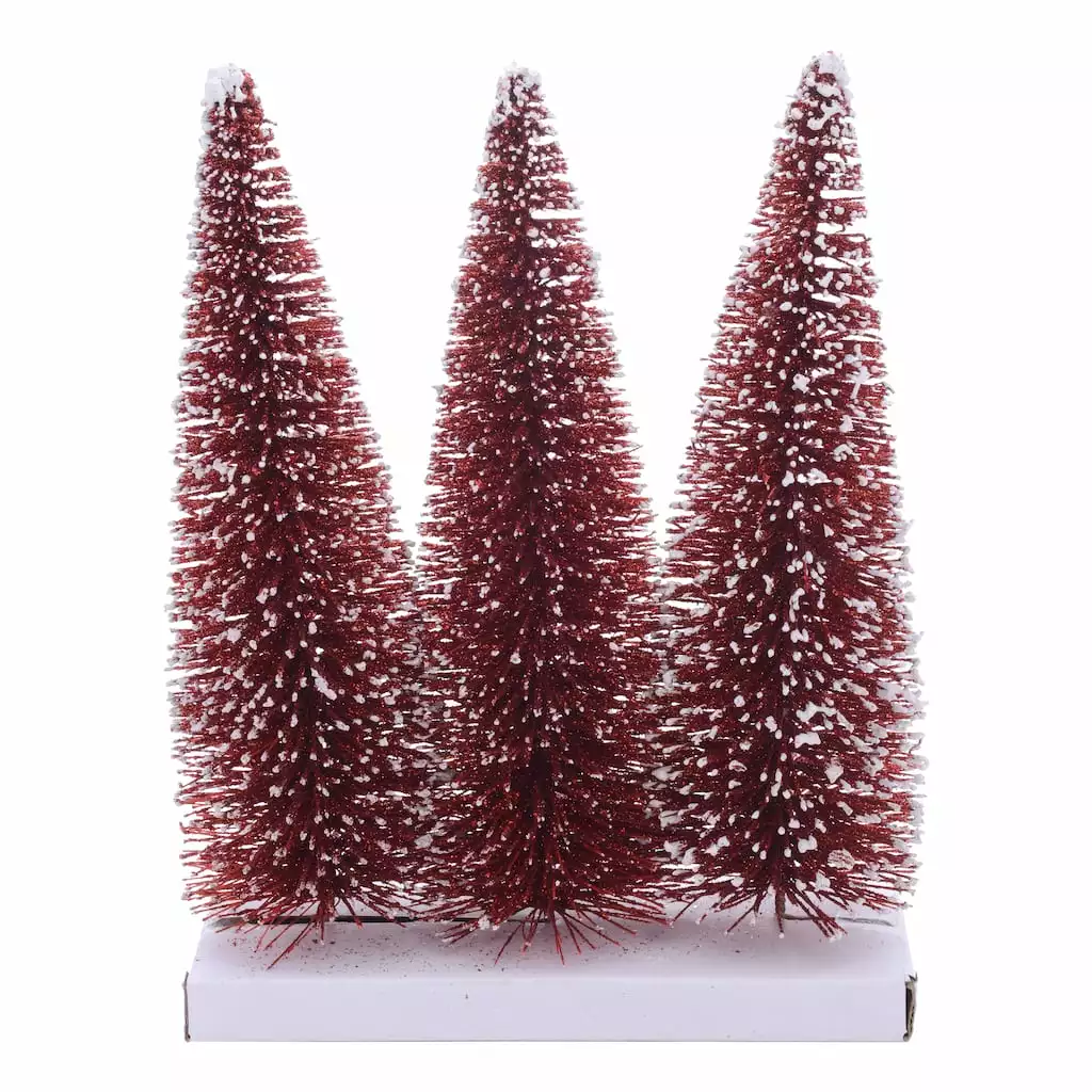 Deals 🔥 10" Red Bottle Brush Trees, 3ct. by Ashland® ✔️ 3 Deals 🔥 10" Red Bottle Brush Trees, 3ct. by Ashland® ✔️