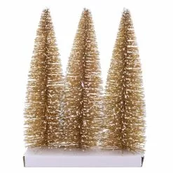 Best deal ⌛ 10" Gold Bottle Brush Trees, 3ct. by Ashland® 👍