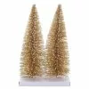 Best Pirce ✔️ 12" Gold Bottle Brush Trees, 2ct. by Ashland® ⌛