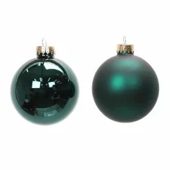 Hot Sale ⌛ 6ct. 3.1" Dark Green Glass Ball Ornaments by Ashland® 😍 -Ashland Sale Store 10701619 2
