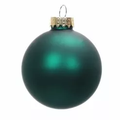 Cheap ⌛ 8ct. 2.5" Matte Dark Green Glass Ball Ornaments by Ashland® 🥰 -Ashland Sale Store 10701620 2