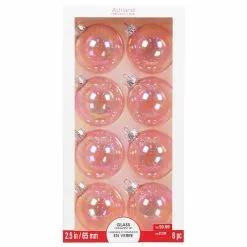 Brand new 🔥 Assorted 8ct. 2.5" Light Pink Glass Ball Ornaments by Ashland® 🔥 12 Brand new 🔥 Assorted 8ct. 2.5" Light Pink Glass Ball Ornaments by Ashland® 🔥 -Ashland Sale Store 10701624 5