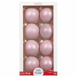 Brand new 🔥 Assorted 8ct. 2.5" Light Pink Glass Ball Ornaments by Ashland® 🔥 13 Brand new 🔥 Assorted 8ct. 2.5" Light Pink Glass Ball Ornaments by Ashland® 🔥 -Ashland Sale Store 10701624 6