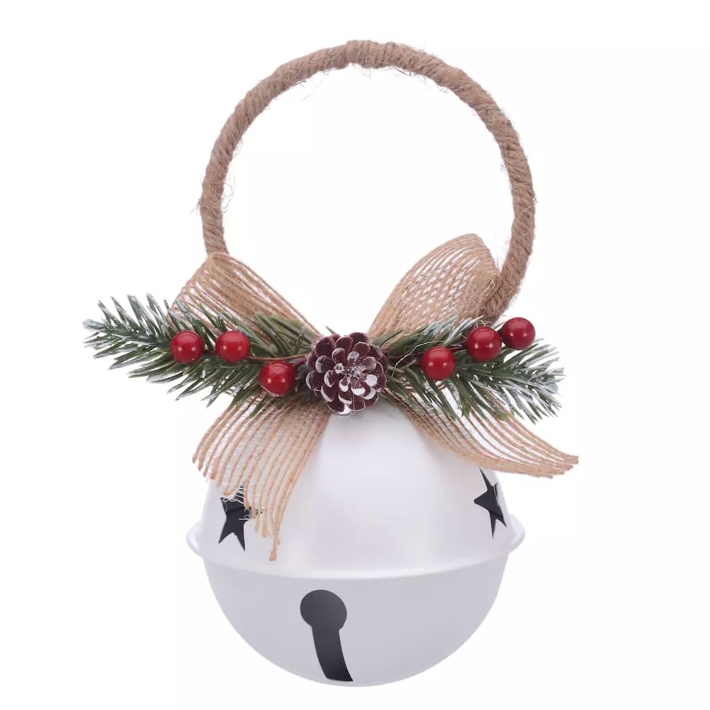 Deals 🌟 6.5" White Bell Hanger Decoration by Ashland® 🥰 3 Deals 🌟 6.5" White Bell Hanger Decoration by Ashland® 🥰