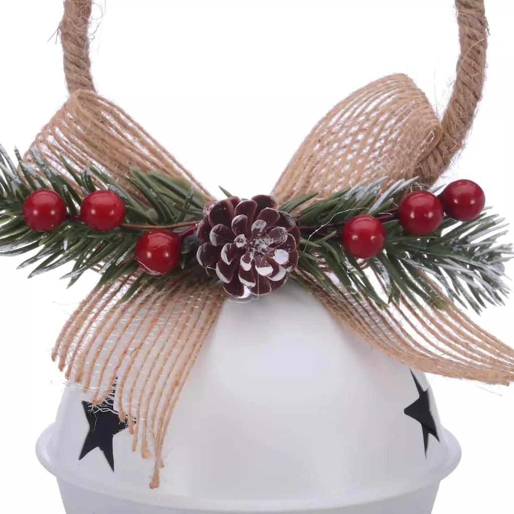 Deals 🌟 6.5" White Bell Hanger Decoration by Ashland® 🥰 4 Deals 🌟 6.5" White Bell Hanger Decoration by Ashland® 🥰 - Image 2