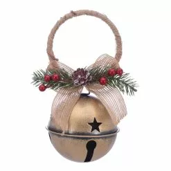 Budget ⌛ 6.5" Matte Gold Bell Hanger Decoration by Ashland® 🌟
