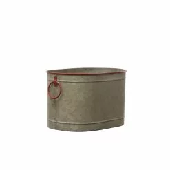 Discount 👍 12" Oval Merry Christmas Galvanized Metal Bucket by Ashland® 😉 -Ashland Sale Store 10701753 3