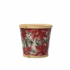 Wholesale ✨ 6" Poinsettia Bamboo Print Pot by Ashland® ⭐