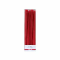 Deals 🔔 10" Smooth Red Taper Candles by Ashland®, 4ct. 🎁
