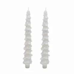 Outlet ⌛ 10.5" White 🛒 Christmas Tree Taper Candles by Ashland®, 2ct. 🥰