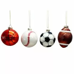 Budget 😍 Assorted 3" Glass Sports Ball Ornament by Ashland® ⌛ -Ashland Sale Store 10701855 2