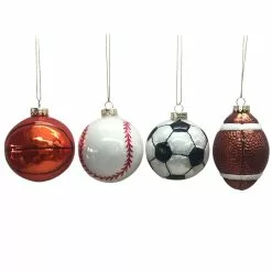 Budget 😍 Assorted 3" Glass Sports Ball Ornament by Ashland® ⌛ -Ashland Sale Store 10701855 3