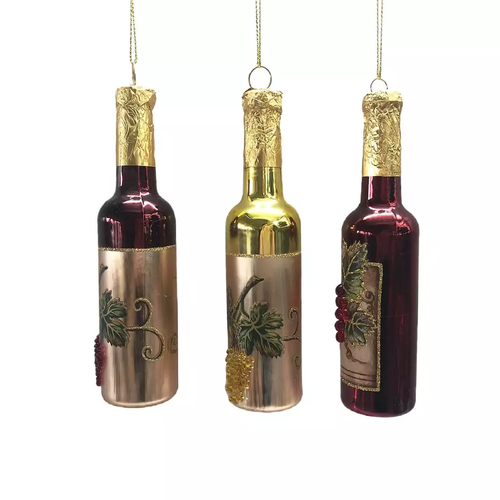 Cheap 🎉 Assorted Glass Wine Bottle Ornament by Ashland® ✨ 4 Cheap 🎉 Assorted Glass Wine Bottle Ornament by Ashland® ✨ - Image 2