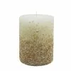 Cheap ⭐ 3" x 4" Champagne Beaded Pillar Candle by Ashland® ✨