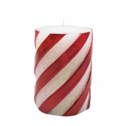 Buy ✔️ 3" x 4" Peppermint Pillar Candle by Ashland® 🎁