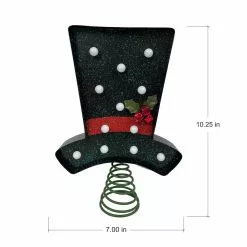 Cheapest ⭐ 10" Snowman Top Hat Lighted Tree Topper by Ashland® 💯 -Ashland Sale Store 10701970 4
