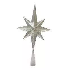 Outlet ⌛ 14" Silver Lighted Star of Bethlehem Tree Topper by Ashland® ✔️