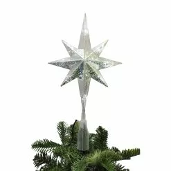 Outlet ⌛ 14" Silver Lighted Star of Bethlehem Tree Topper by Ashland® ✔️ -Ashland Sale Store 10701972 3
