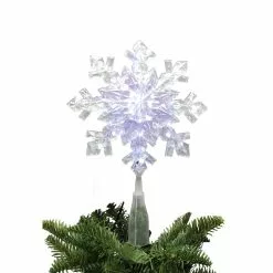 Hot Sale ✔️ 12.5" Iridescent Snowflake Lighted Tree Topper by Ashland® ❤️ -Ashland Sale Store 10701975 3