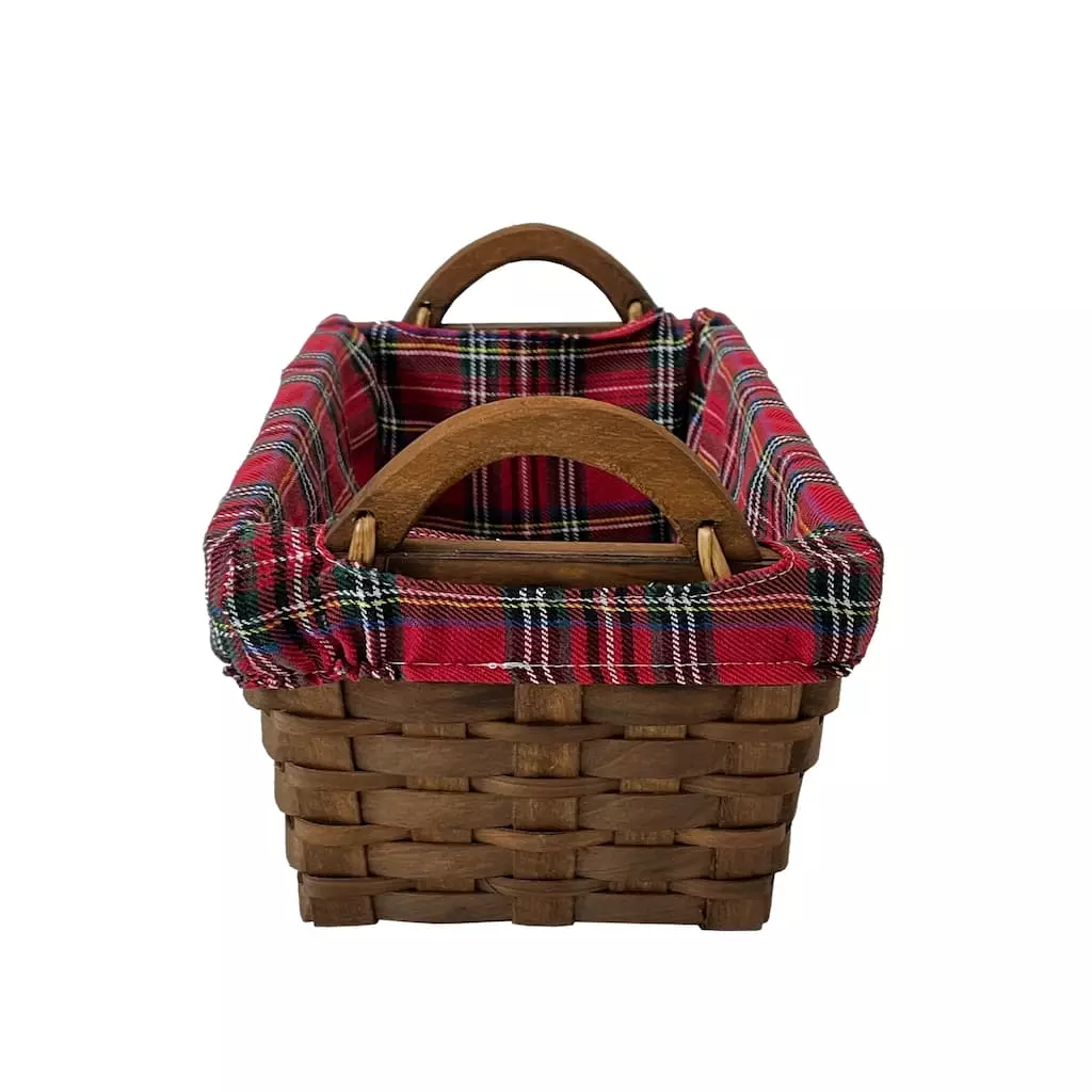 Brand new ✨ Small Chipwood Basket with Liner by Ashland® ✨ 5 Brand new ✨ Small Chipwood Basket with Liner by Ashland® ✨ - Image 3