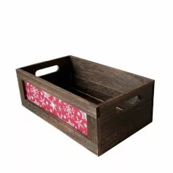 New ⭐ Medium Wooden Snowflake Crate by Ashland® 👍