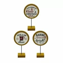 Brand new ✔️ Assorted Baking Gingerbread Home Sweet Home Tabletop Signs by Ashland® 😀