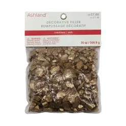 New 🎁 Gold Crushed Glass Chunks by Ashland® ❤️