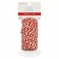 Cheapest ⭐ 75ft. Red and White Twine by Ashland® 👍