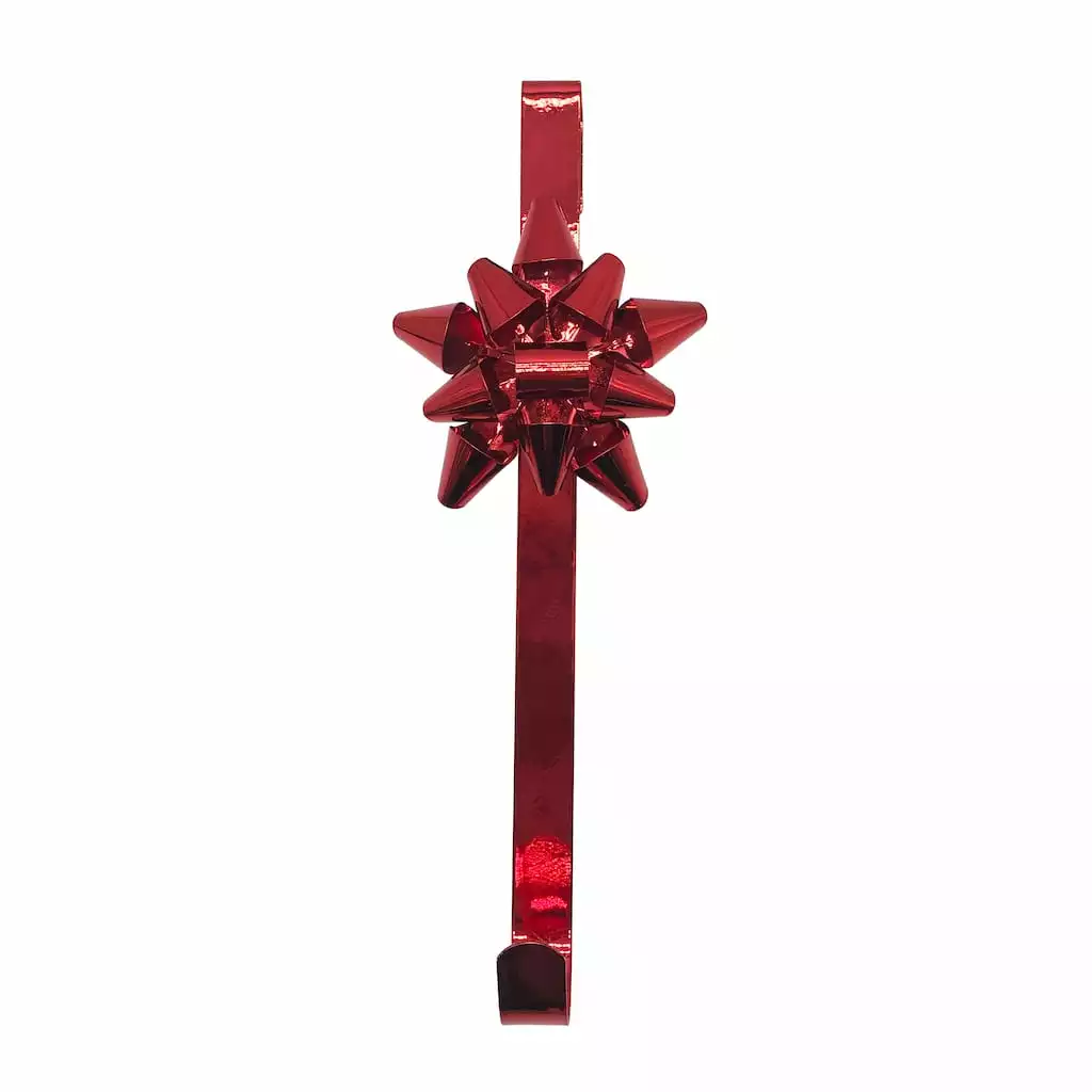 Hot Sale ✔️ 15'' Metallic Red Bow Wreath Hanger by Ashland® 🤩 3 Hot Sale ✔️ 15'' Metallic Red Bow Wreath Hanger by Ashland® 🤩