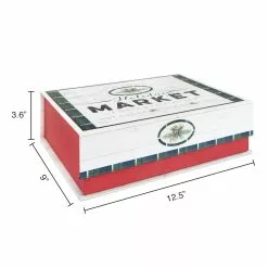 Brand new 🔥 Small Holiday Market 🤩 Christmas Tree Decorative Box by Ashland® ✨ -Ashland Sale Store 10703270 3