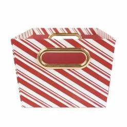 Wholesale 😍 Small Candy Cane Stripe Gift Bin by Ashland® 🤩 -Ashland Sale Store 10703903 4