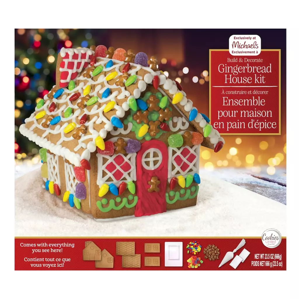Hot Sale ❤️ Gingerbread House Kit by Michaels 🔥 3 Hot Sale ❤️ Gingerbread House Kit by Michaels 🔥
