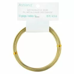 Wholesale ⌛ Gold Aluminum Decorative Wire by Ashland® ⌛ -Ashland Sale Store 10998213 30