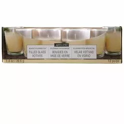 Deals ⌛ 12 Packs: 12 ct. (144 total) Ivory Glass Votive Candles by Ashland® Basic Elements™ ✨