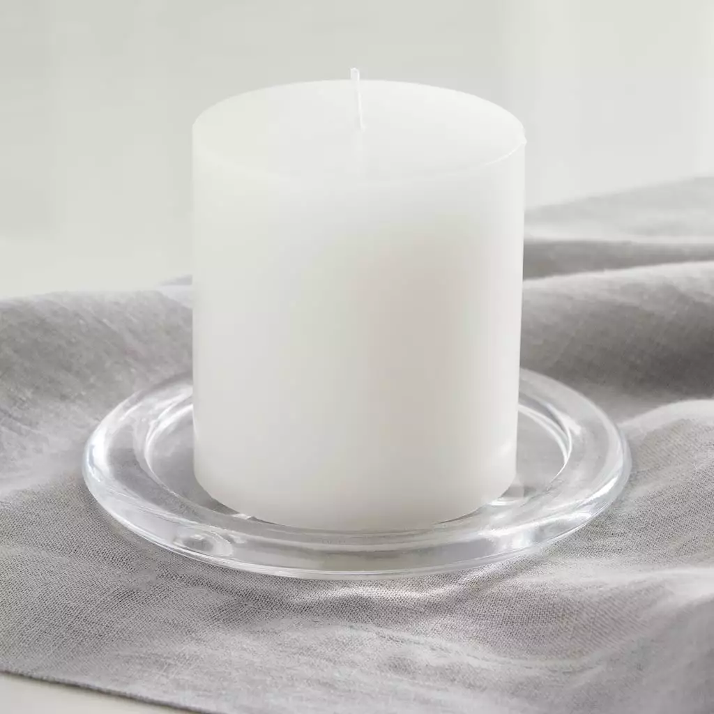 Coupon 👏 12 Pack: 4.5" Glass Candle Plate by Ashland® 🌟 4 Coupon 👏 12 Pack: 4.5" Glass Candle Plate by Ashland® 🌟 - Image 2