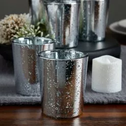 Flash Sale ⭐ 12 Packs: 6 ct. (72 total) 2.5" Silver Mercury Glass Votive Holders by Ashland® Élégance™ ⌛ -Ashland Sale Store MP197809 20