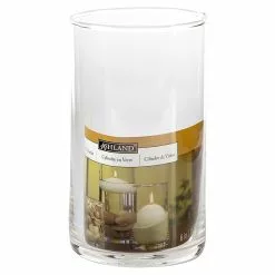 Promo ❤️ 12 Pack: 6" Cylinder Glass Candle Holder by Ashland® 😍