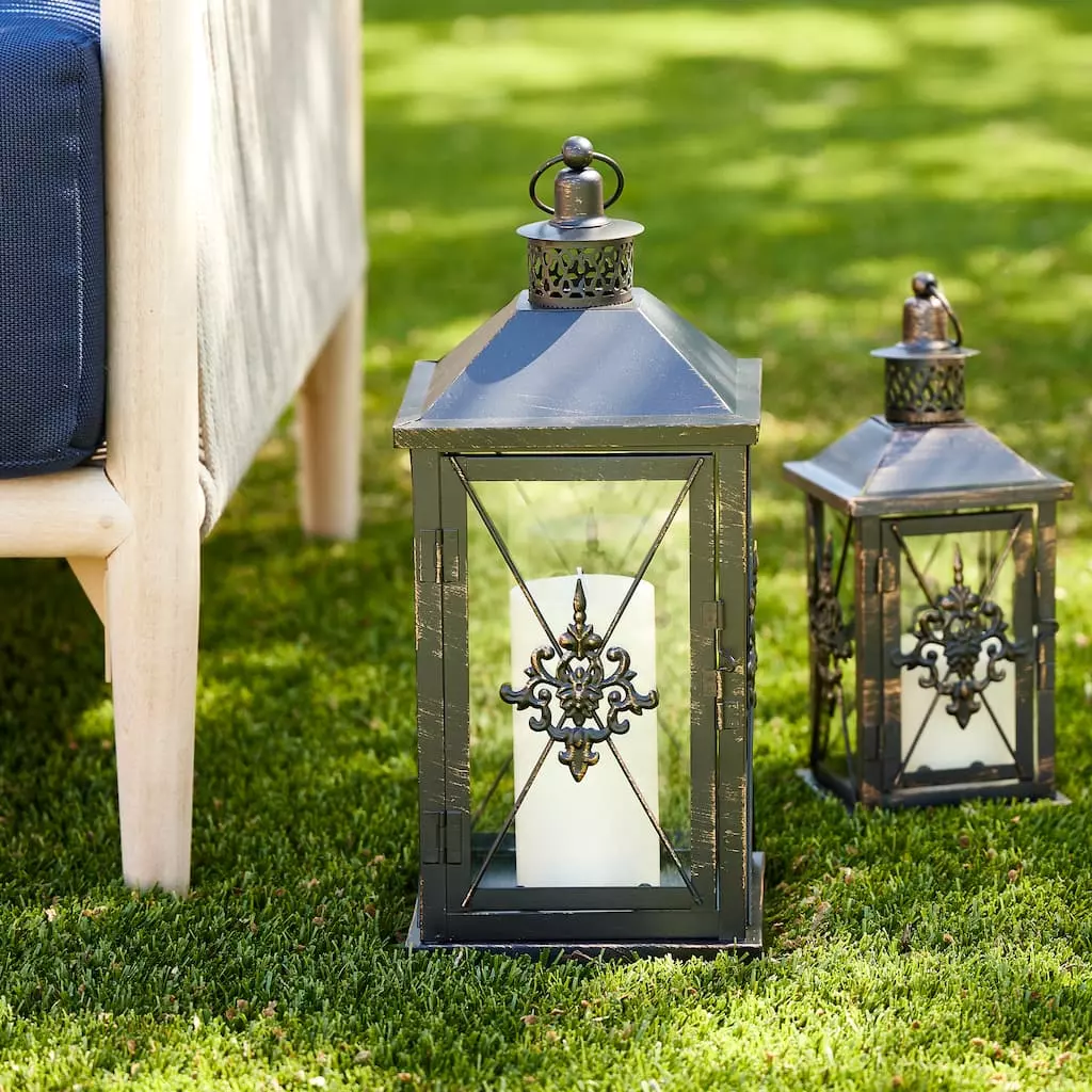 Cheapest ⌛ 6 Pack: 17" Damask Metal Lantern by Ashland® ❤️ 4 Cheapest ⌛ 6 Pack: 17" Damask Metal Lantern by Ashland® ❤️ - Image 2