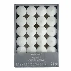 Buy 🔥 12 Packs: 24 ct. (288 total) White Votives Value Pack by Ashland® Basic Elements™ 🌟