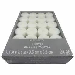 Buy 🔥 12 Packs: 24 ct. (288 total) White Votives Value Pack by Ashland® Basic Elements™ 🌟 11 Buy 🔥 12 Packs: 24 ct. (288 total) White Votives Value Pack by Ashland® Basic Elements™ 🌟 -Ashland Sale Store MP317957 5