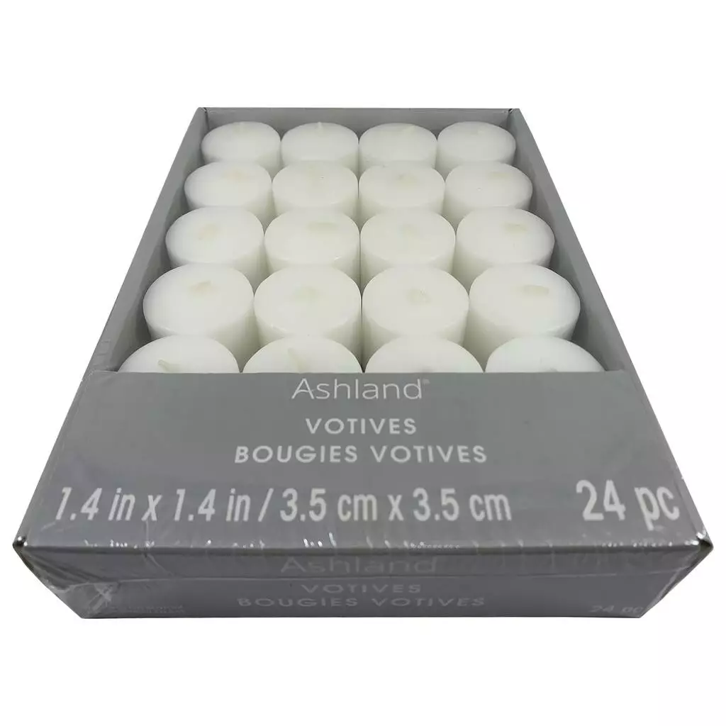 Buy 🔥 12 Packs: 24 ct. (288 total) White Votives Value Pack by Ashland® Basic Elements™ 🌟 7 Buy 🔥 12 Packs: 24 ct. (288 total) White Votives Value Pack by Ashland® Basic Elements™ 🌟 - Image 5