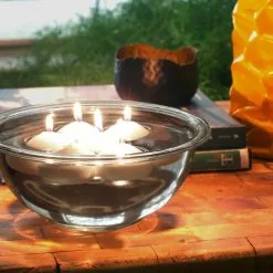 Hot Sale ⌛ 12 Packs: 40 ct. (240 total) Basic Elements™ White Floating Candles Value Pack by Ashland® ✔️ -Ashland Sale Store MP317961 6