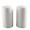 Buy ✨ 12 Packs: 2 ct. (24 total) White Pillar Candle Pair by Ashland® ⭐