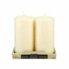 Brand new ⌛ 12 Packs: 2 ct. (24 total) Ivory Pillar Candle Pair by Ashland® 👍 -Ashland Sale Store MP317970 1