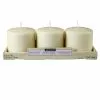 Budget 🛒 12 Packs: 2 ct. (36 total) Basic Elements™ Ivory Pillar Candles by Ashland® 😀 -Ashland Sale Store MP318239 1